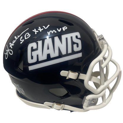 Ottis Anderson Signed New York Giants Throwback Mini Helmet SB XXV MVP BAS