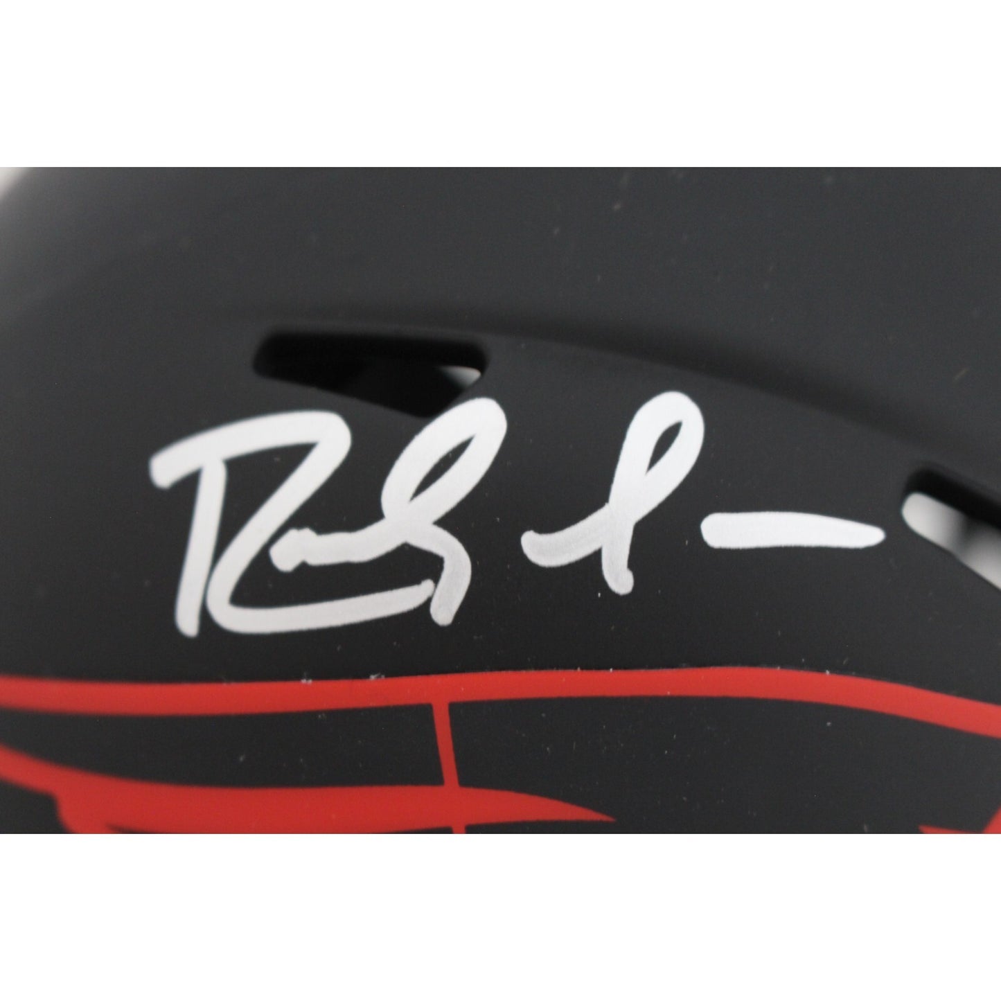 Randy Moss New England Patriots Riddell Eclipse Speed Mini Helmet Beckett