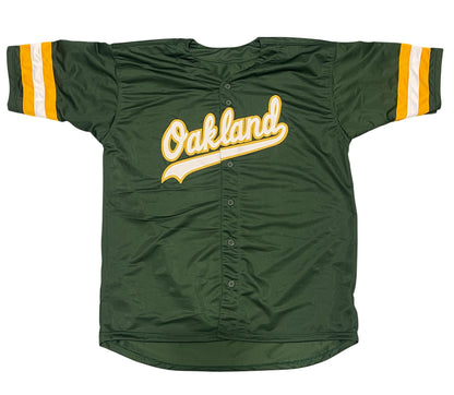 Rollie Fingers Signed Oakland Athletics Custom Jersey (HOF 92) - BAS