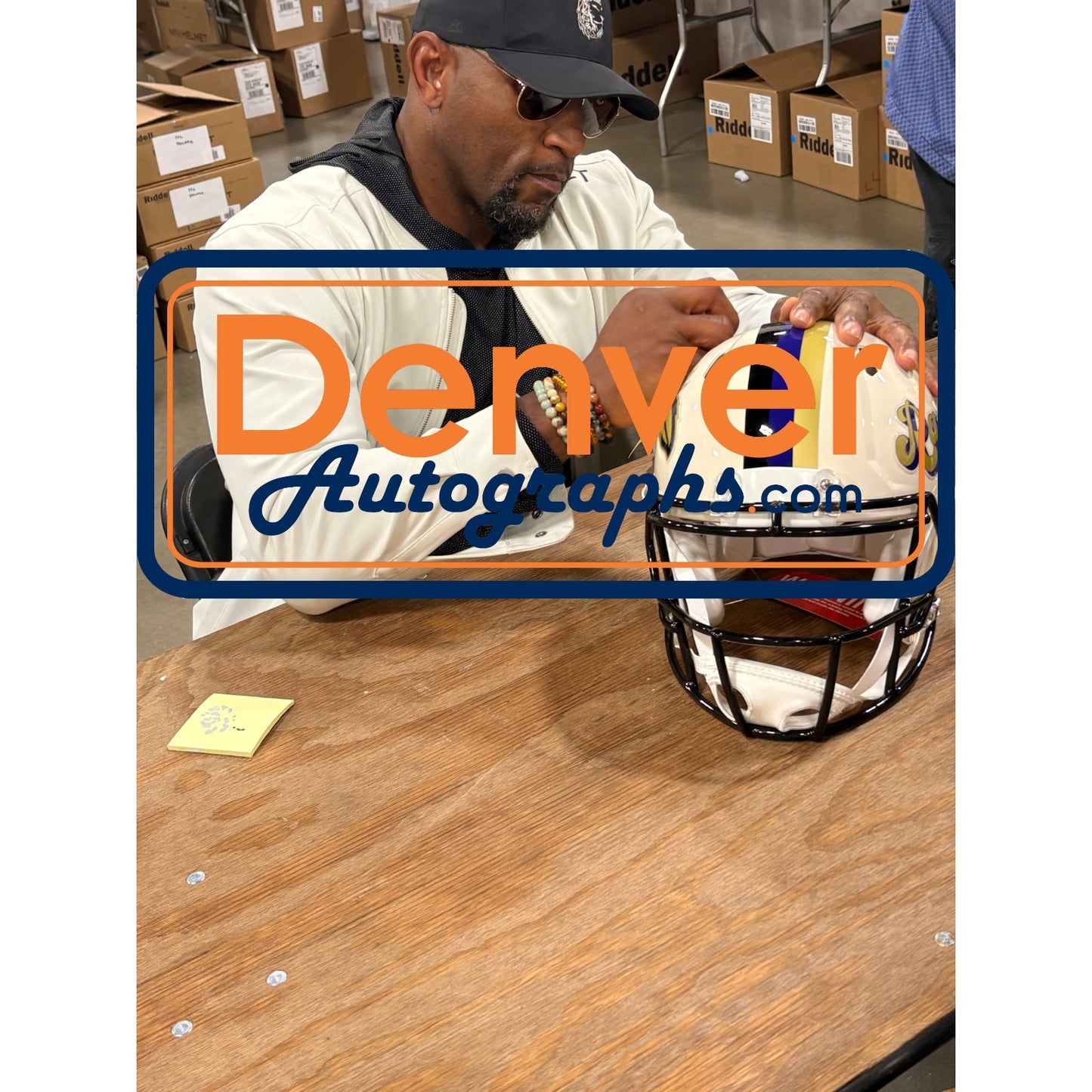 Ray Lewis Signed Baltimore Ravens Authentic Throwback Helmet