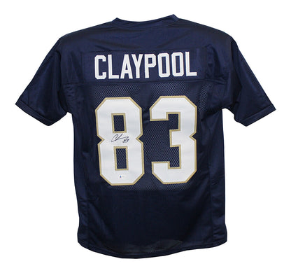 Chase Claypool Signed College Style Custom Football Jersey (BAS COA)