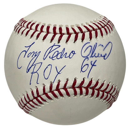 Tony Oliva Signed Rawlings Official Major League Baseball w/ ROY - BAS
