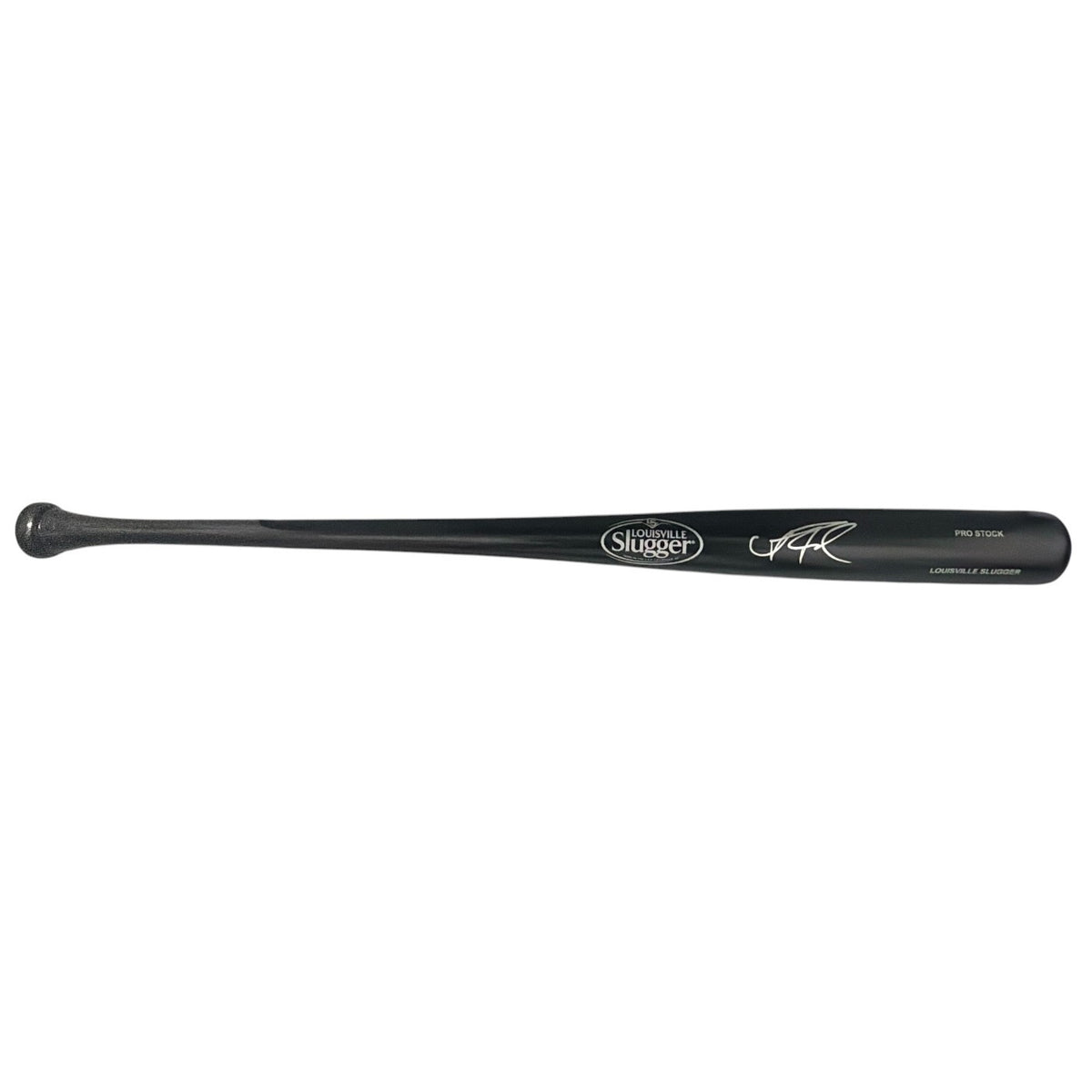 Andrew Fischer Signed Milwaukee Brewers Black Louisville Slugger Bat