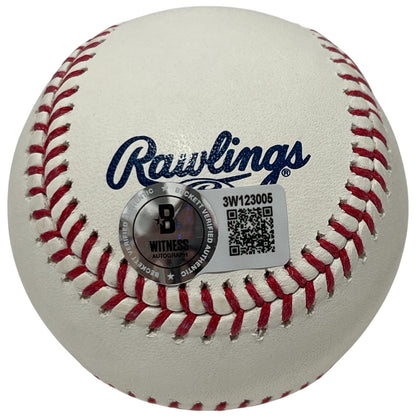 Frank Thomas Signed Official Major League Baseball HOF Beckett Witnessed