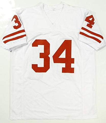 Ricky Williams Signed White College Style Jersey - HT 98 Inscription