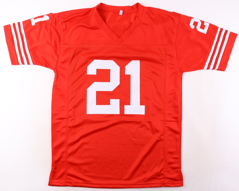 Eric Wright Autographed San Francisco 49ers Red Custom Jersey