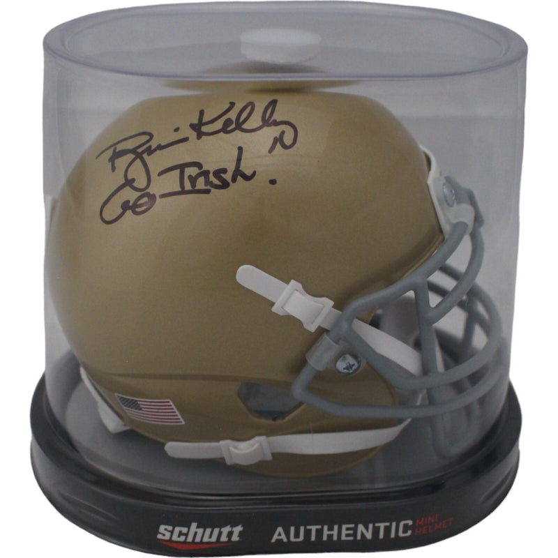 Brian Kelly Autographed Notre Dame Fighting Irish Mini Helmet