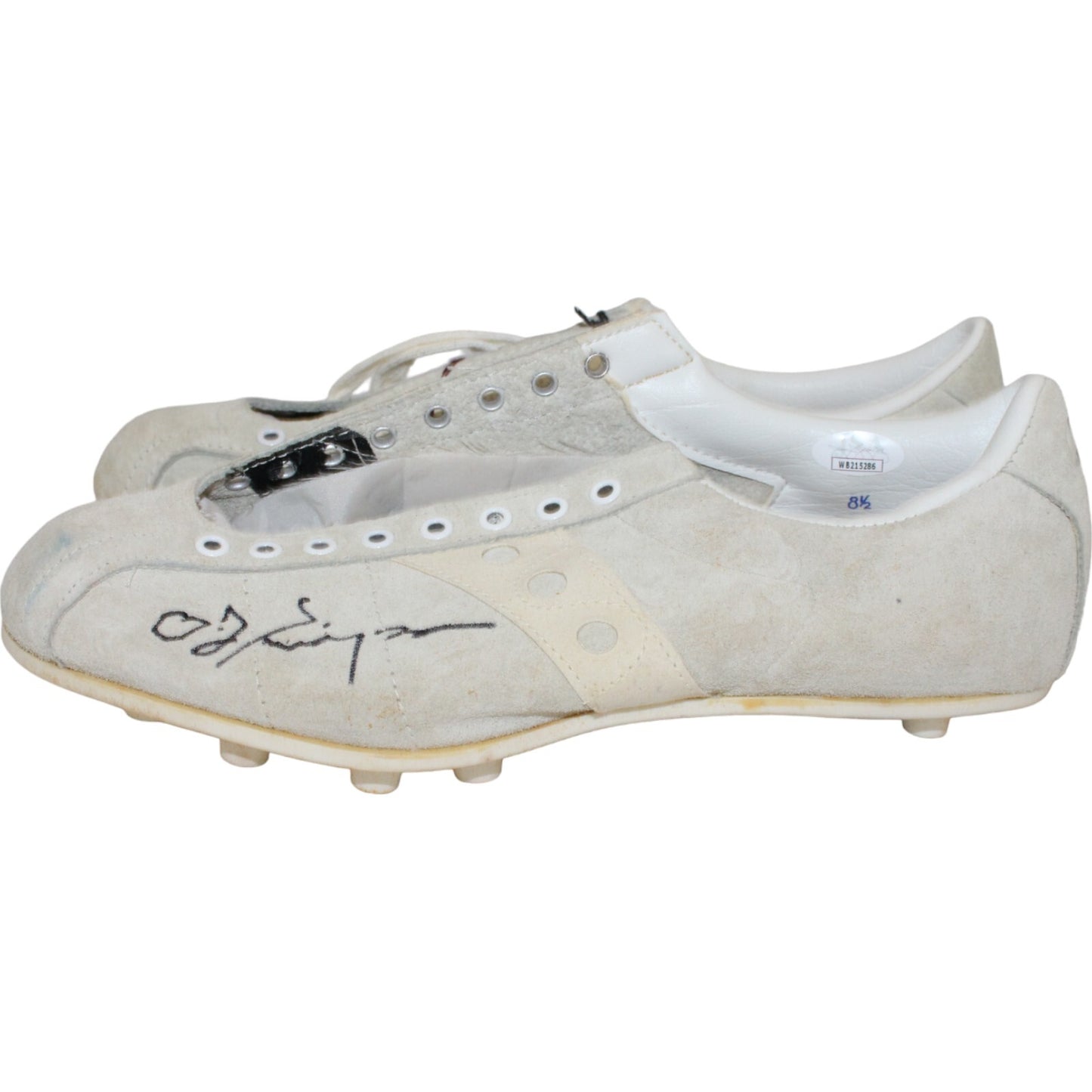 O.J. Simpson Signed Buffalo Bills White Cleats "Juice Is Loose"