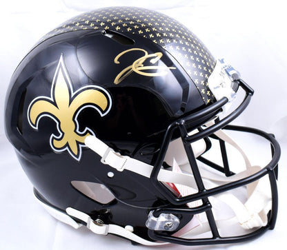 Derek Carr Autographed New Orleans Saints Full Size Alternate Helmet