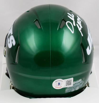 Darrelle Revis Autographed New York Jets White Speed Mini Helmet