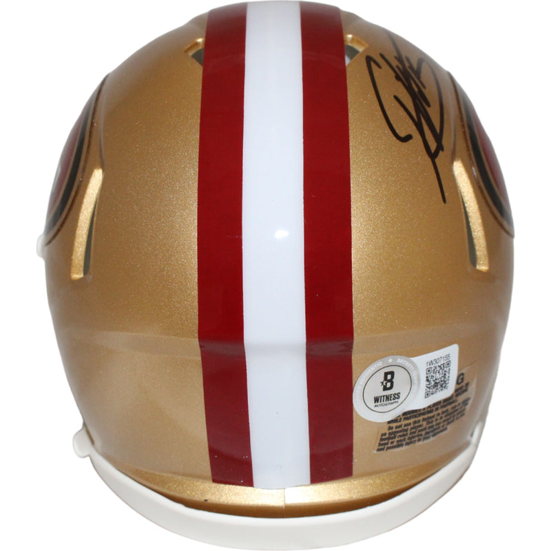 Patrick Willis Signed San Francisco 49ers Mini Helmet with "HOF" Inscription