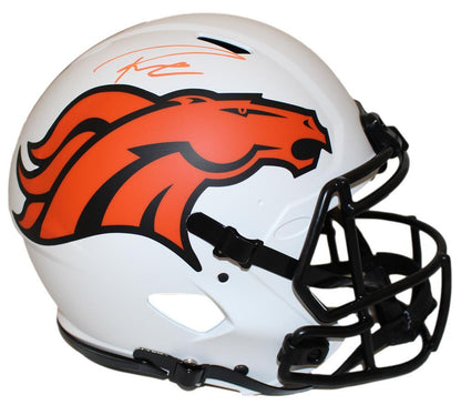 Russell Wilson Denver Broncos Autographed Authentic Lunar Full Size Helmet