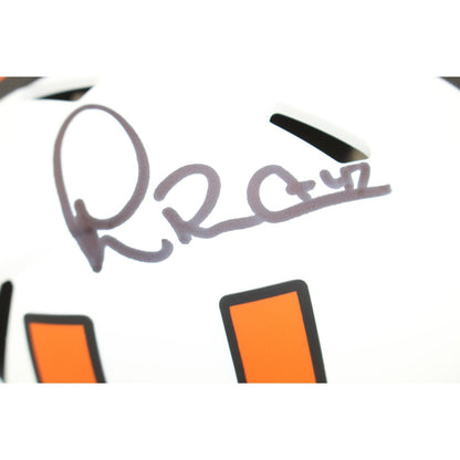 Michael Irvin Autographed Miami Hurricanes Lunar Mini Helmet