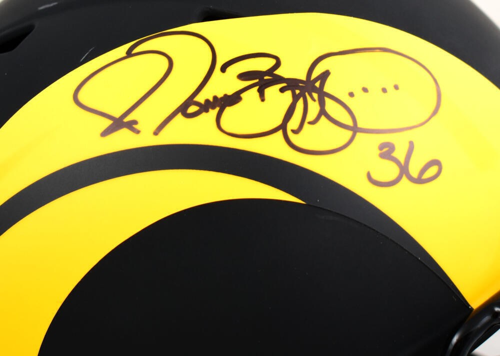 Jerome Bettis Signed Los Angeles Rams Eclipse Full Size Speed Helmet