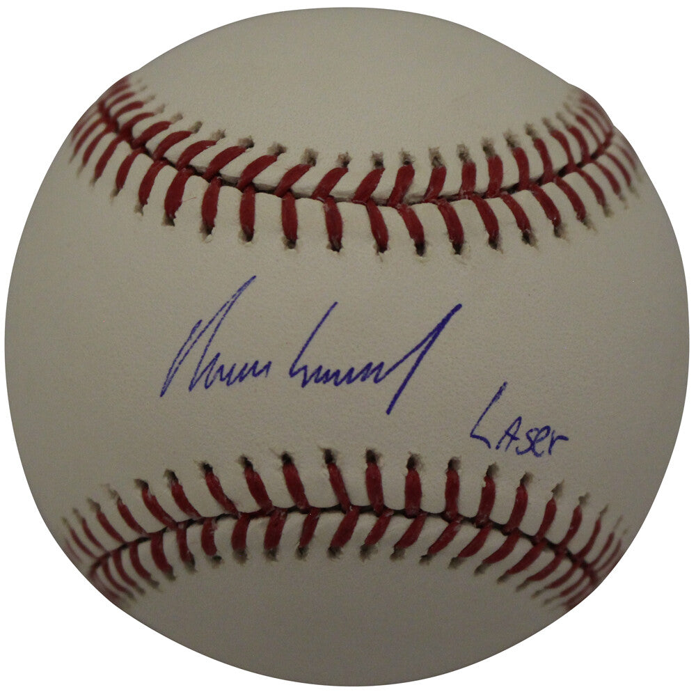 Ramon Laureano Autographed Oakland Athletics Official MLB Baseball