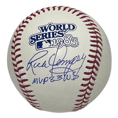 Rick Dempsey Signed 1983 World Series ROMLB Baseball (MVP Inscription) BAS