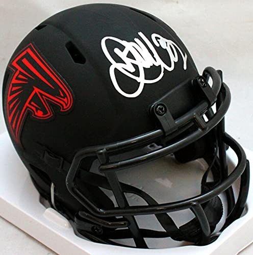 Jamal Anderson Signed Atlanta Falcons Eclipse Speed Mini Helmet