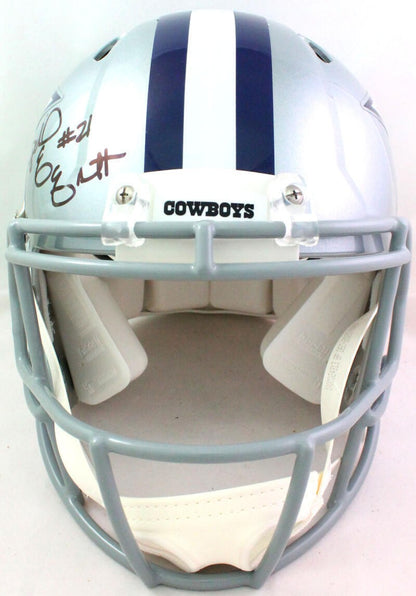 Ezekiel Elliott Autographed Dallas Cowboys Authentic Speed Helmet - Black