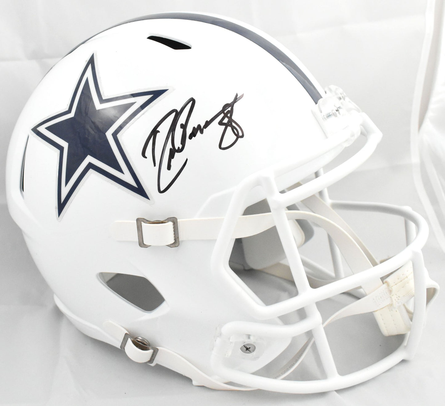 Drew Pearson Signed Dallas Cowboys Full Size 2022 Alternate Speed Helmet