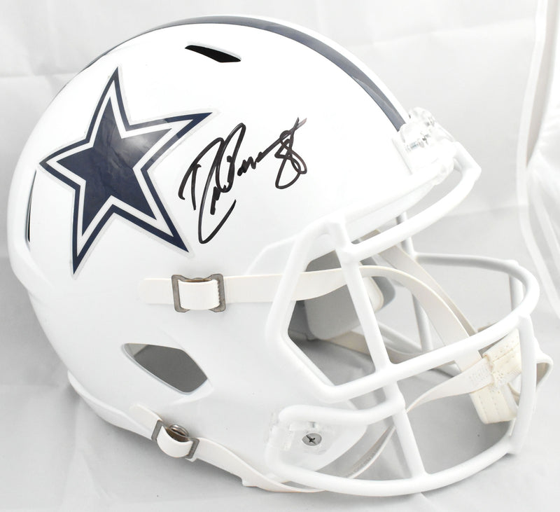 Drew Pearson Signed Dallas Cowboys Full Size 2022 Alternate Speed Helmet