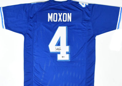 James Van Der Beek Signed West Canaan Coyotes Jonathan Moxon Jersey
