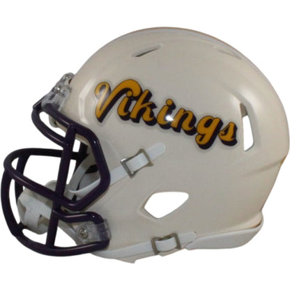Adrian Peterson Signed Minnesota Vikings Retro Mini Helmet
