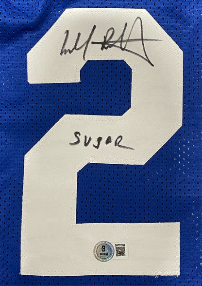 Micheal Ray Richardson Signed Sugar New Jersey Nets Custom Jersey