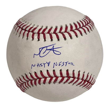 Nestor Cortes Signed New York Yankees Baseball "Nasty Nestor" JSA