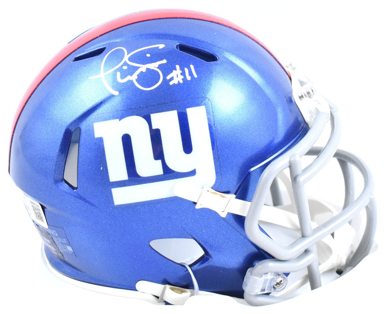 Phil Simms Autographed New York Giants Speed Mini Helmet