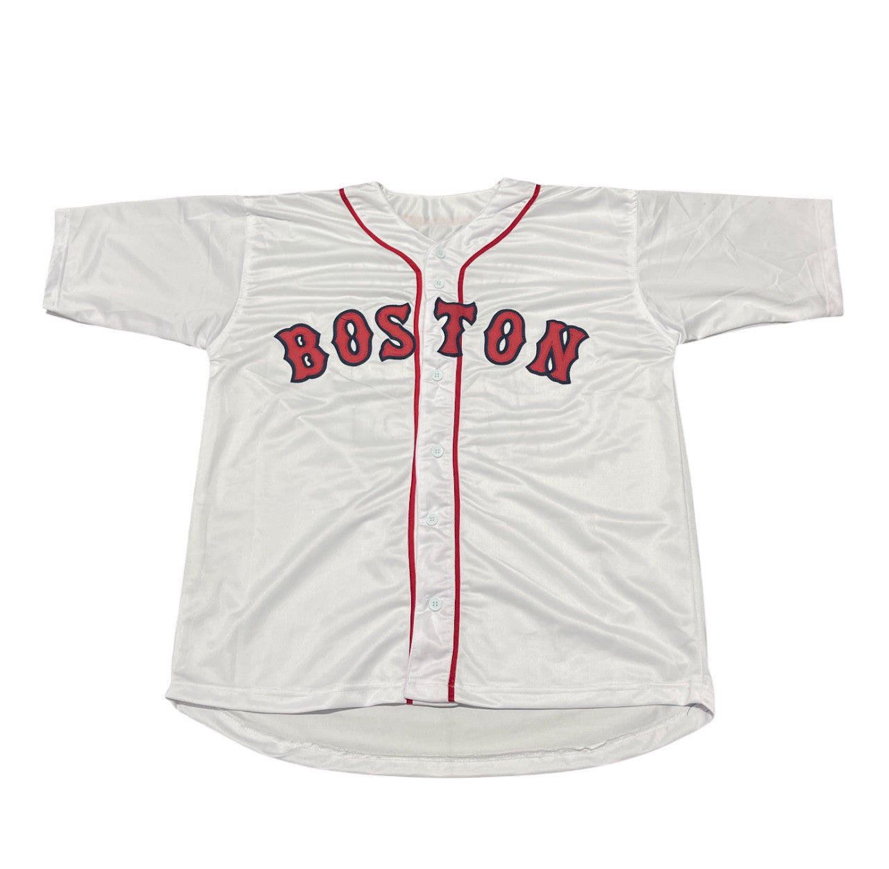 Johnny Damon Signed Boston Red Sox Custom Jersey (Beckett Witness)