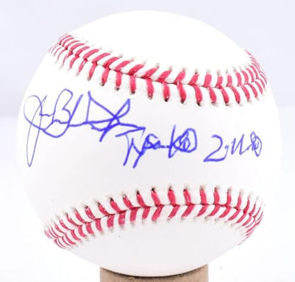 Buster Douglas Autographed MLB Baseball (Tyson KO Inscription)