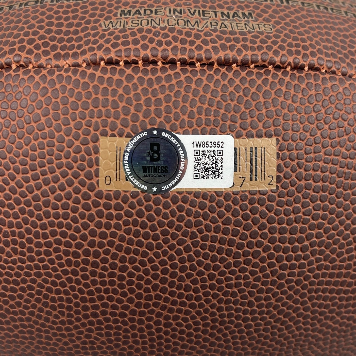 Justin Tucker & Brandon Aubrey Dual Signed Wilson Football Beckett BAS COA