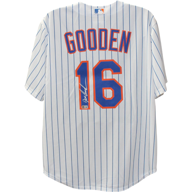 Dwight Gooden Autographed New York Mets Nike Replica Jersey