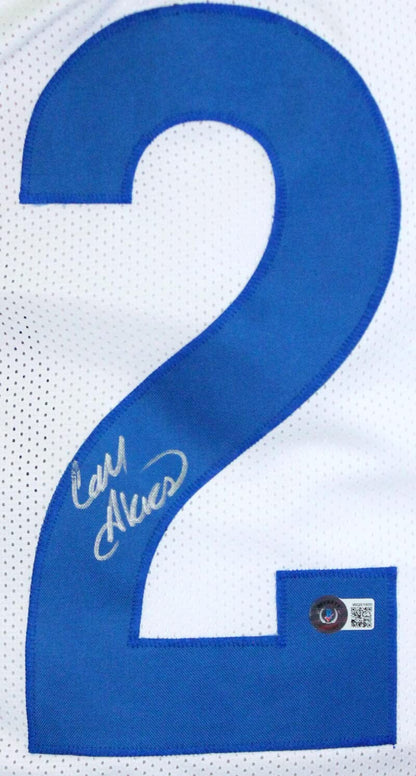 Cam Akers Autographed Los Angeles Rams White Custom Jersey