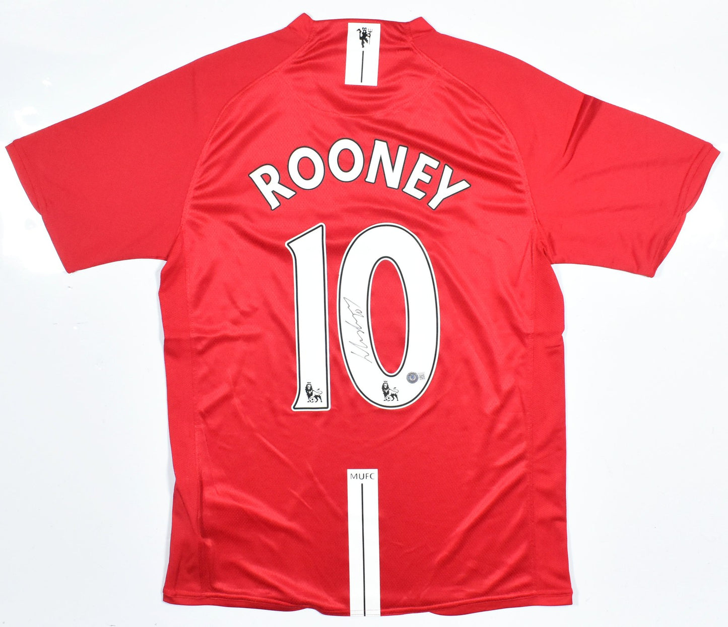 Wayne Rooney Autographed Manchester United Home Jersey