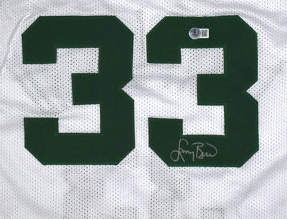 Larry Bird Autographed White Custom Pro Style Jersey