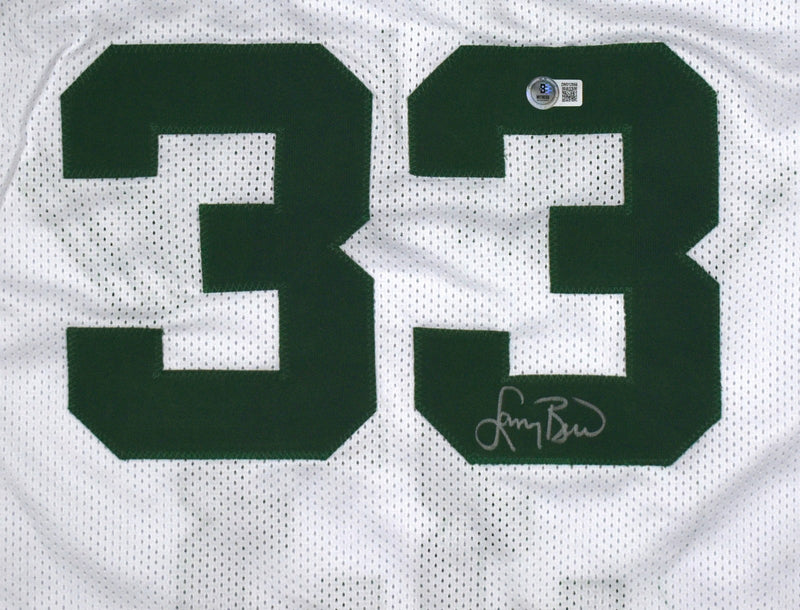 Larry Bird Autographed White Custom Pro Style Jersey