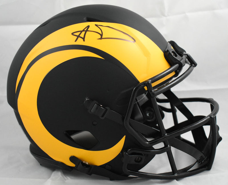 Aaron Donald Signed Los Angeles Rams Full Size Eclipse Speed Helmet