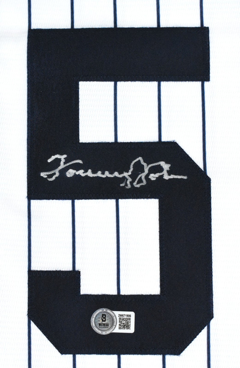 Tommy John Autographed New York Yankees Nike Jersey