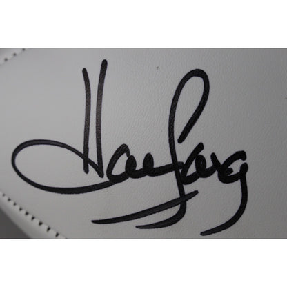 Howie Long Autographed Oakland Raiders Logo Football (HOF 00)