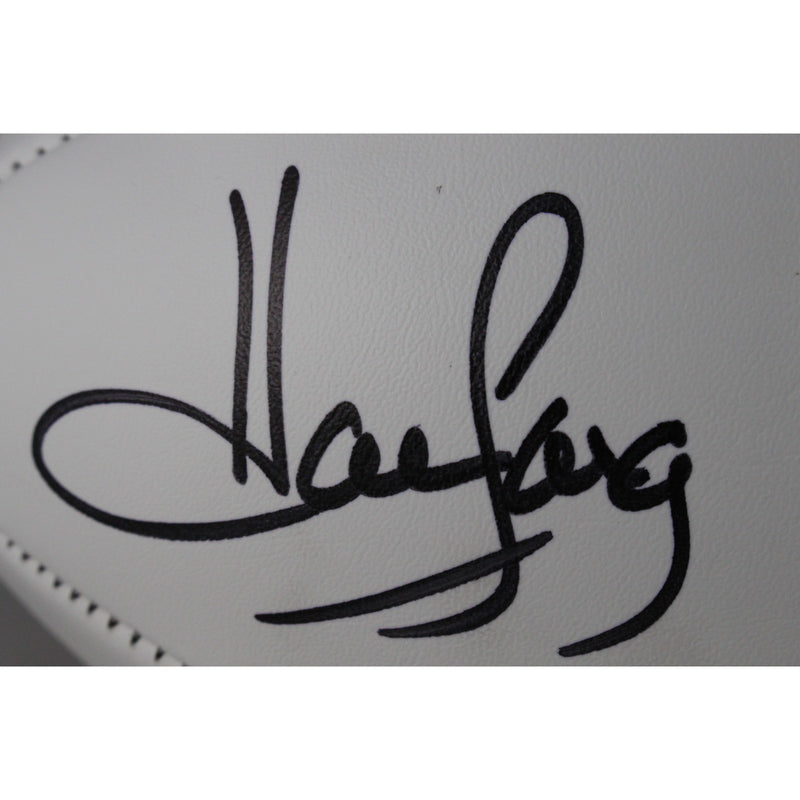 Howie Long Autographed Oakland Raiders Logo Football (HOF 00)