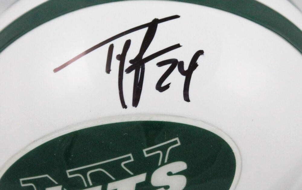 Ty Law Autographed New York Jets Black Mini Helmet