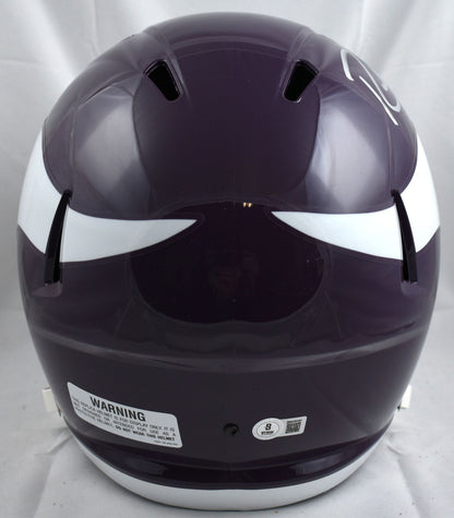 Randy Moss Signed Minnesota Vikings 1961-1979 Throwback Speed Helmet