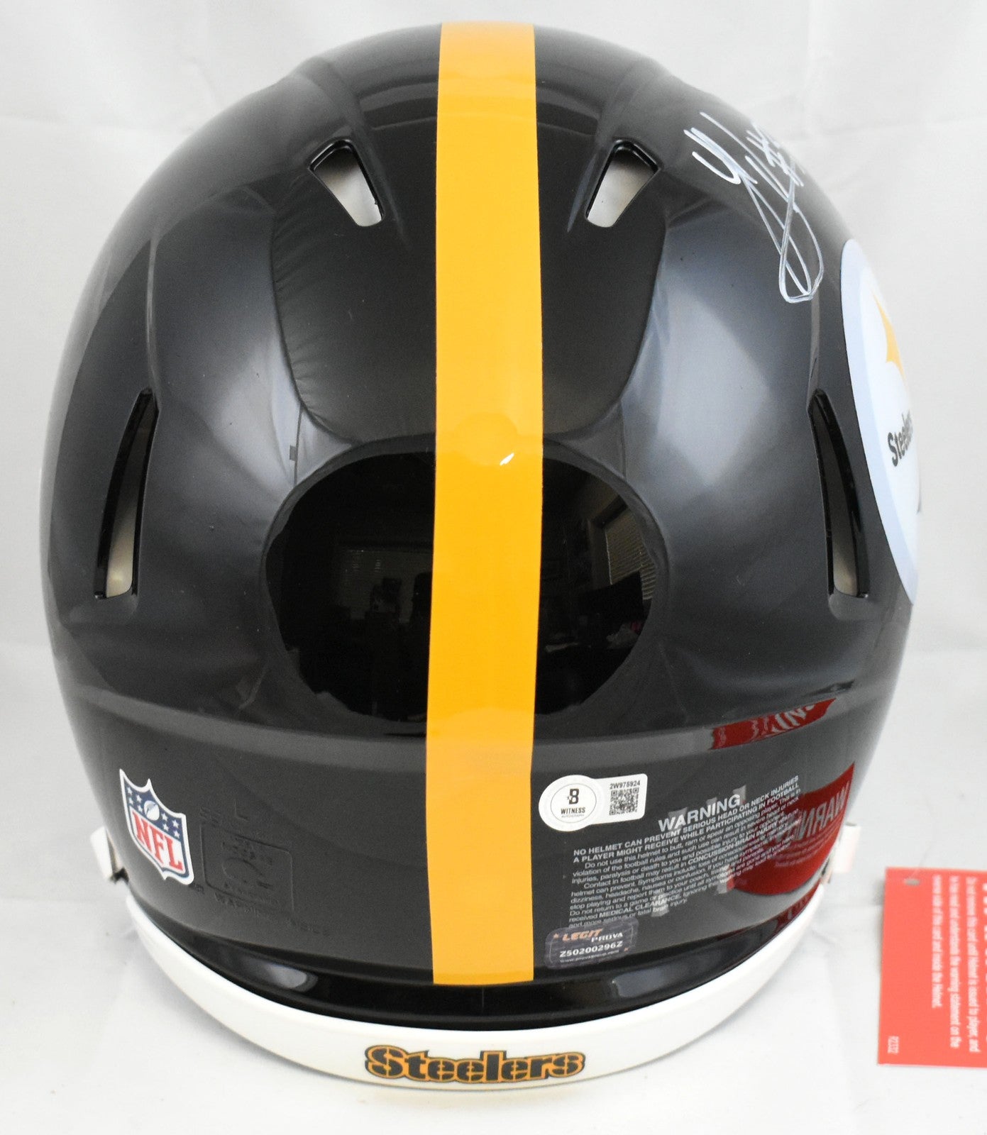 Jack Sawyer Signed Pittsburgh Steelers Full Size Speed Authentic Helmet