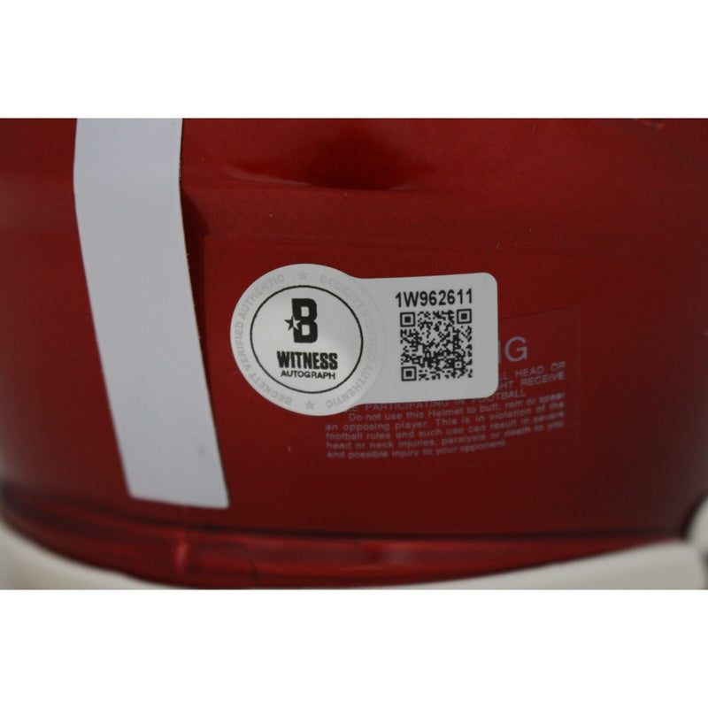 Carson Beck Autographed Georgia Bulldogs Riddell Flash Speed Mini Helmet
