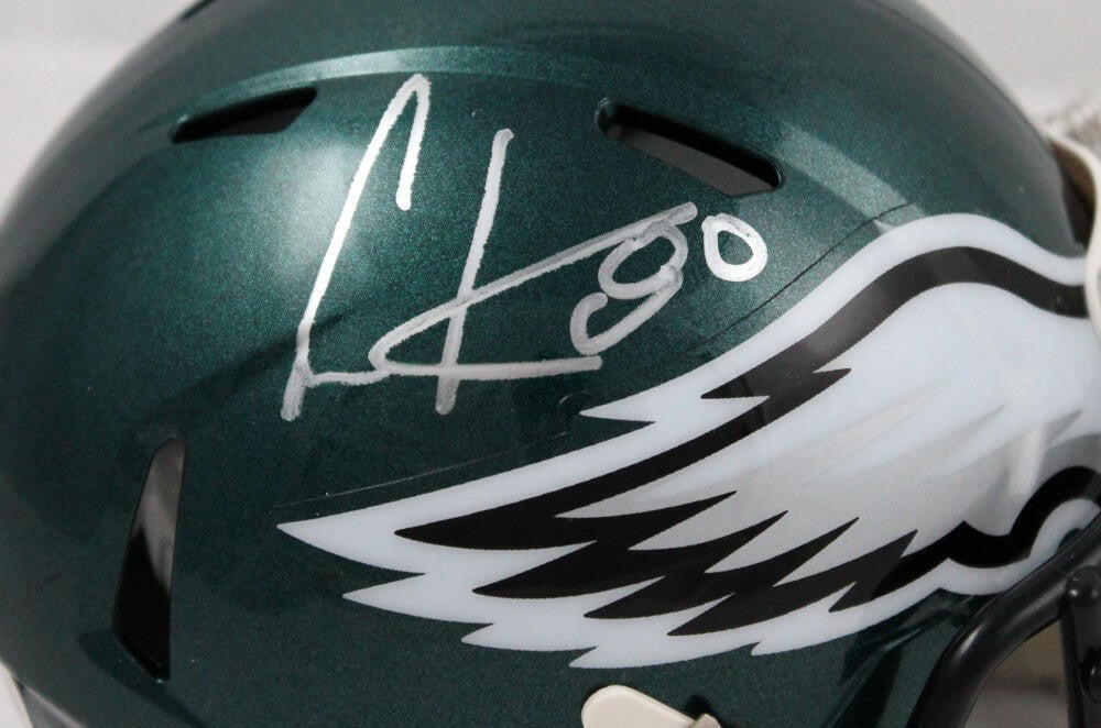 Cris Carter Autographed Philadelphia Eagles Mini Helmet
