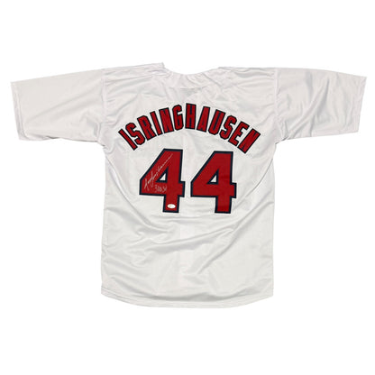 Jason Isringhausen Signed St. Louis Cardinals Custom Jersey (300 SV) JSA