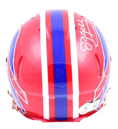 Jim Kelly Signed Buffalo Bills 1987-2001 Throwback Speed Mini Helmet