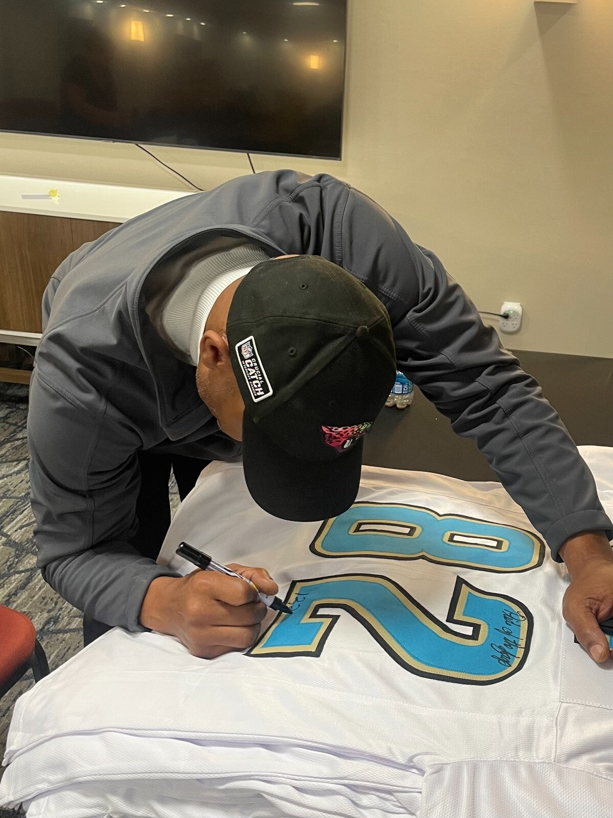 Jimmy Smith Signed Jacksonville Jaguars Custom Jersey - 2 Inscriptions