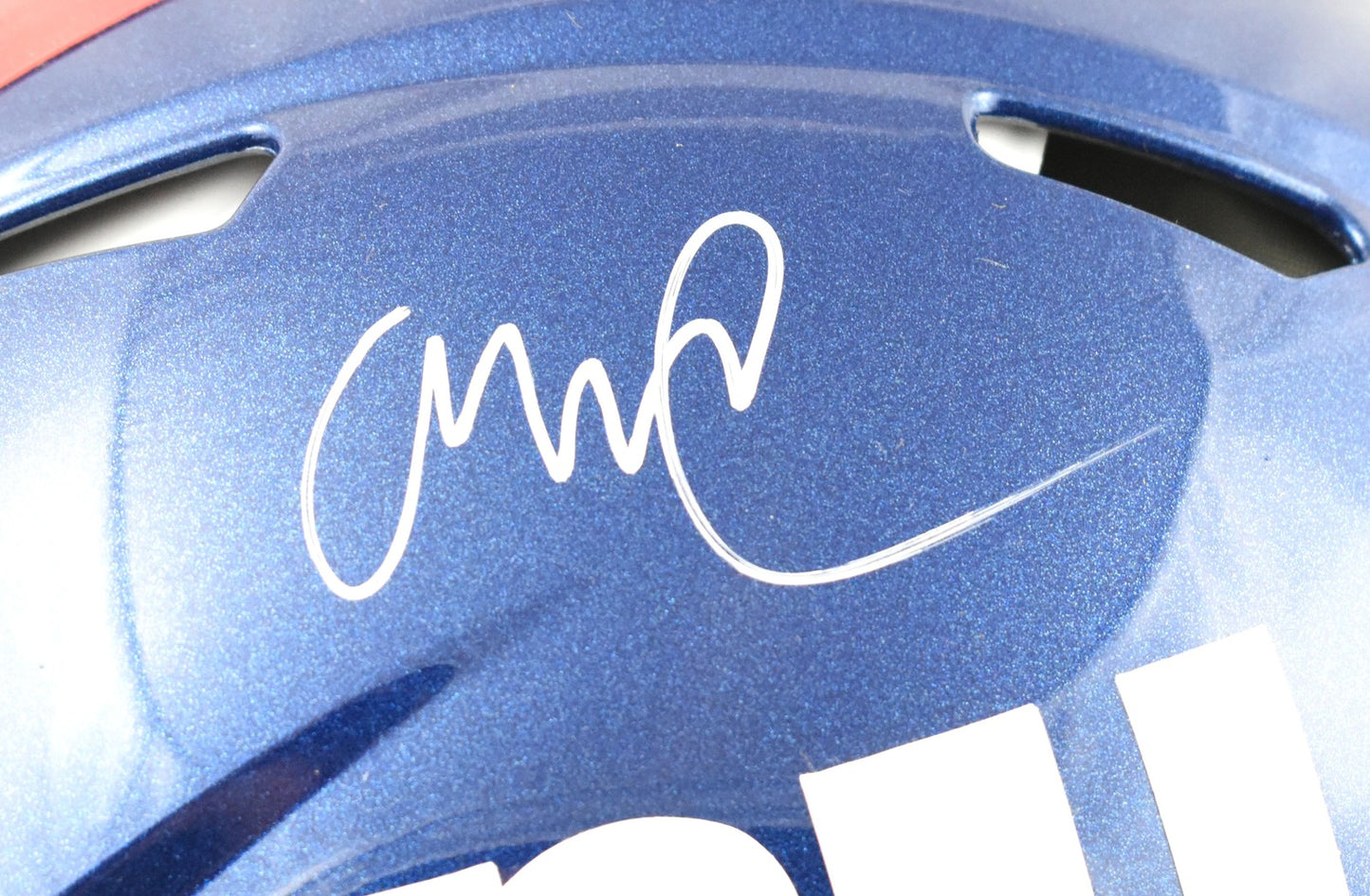 Abdul Carter Signed New York Giants Full Size Speed Authentic Helmet